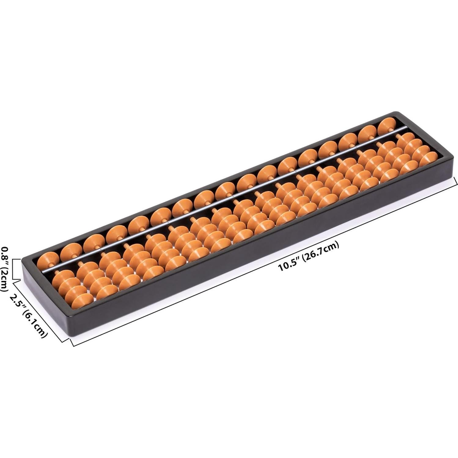 Ábaco Soroban Profesional Yellow Mountain 17 Columnas 26.7 cm