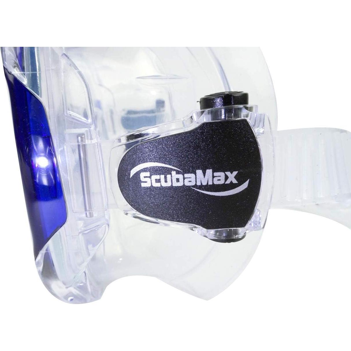 Máscara de buceo ScubaMax Abaco con lente amplia y silicona