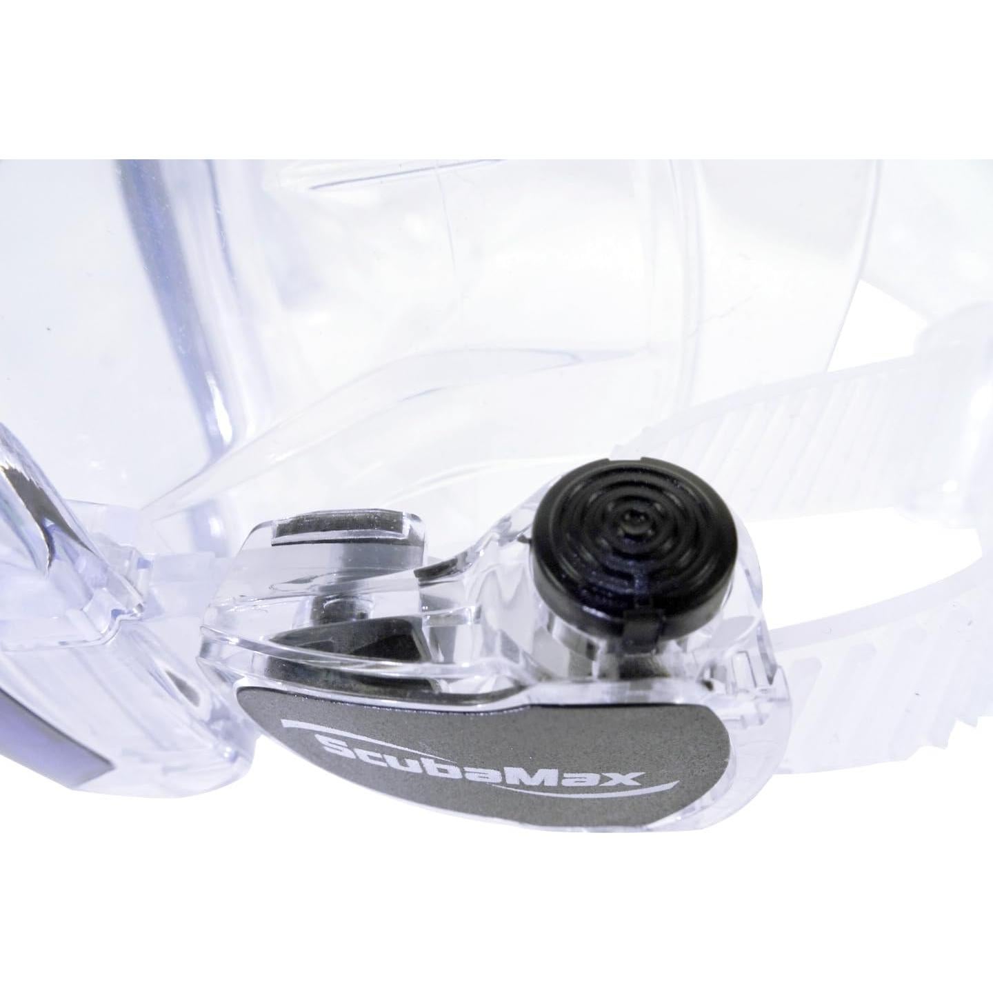 Máscara de buceo ScubaMax Abaco con lente amplia y silicona