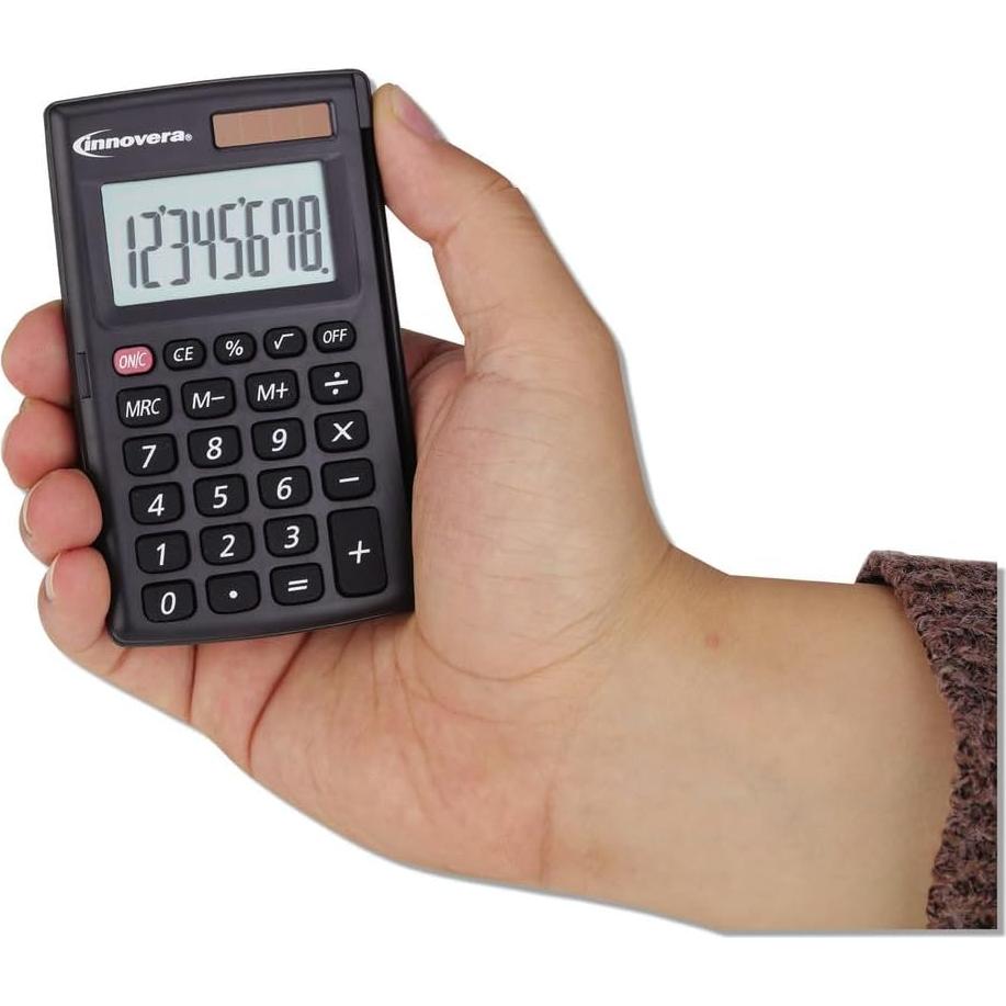 Calculadora de bolsillo Innovera 15921 LCD 8 dígitos