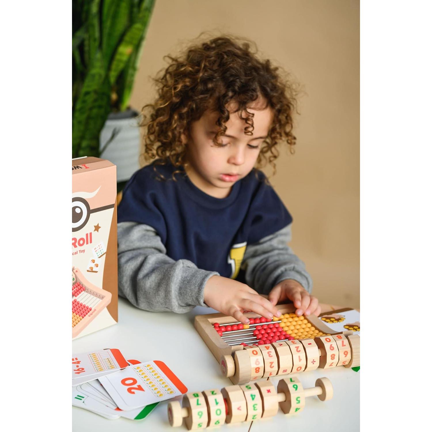Juego de Matemáticas Kipod con Ábaco y Rueda de Números