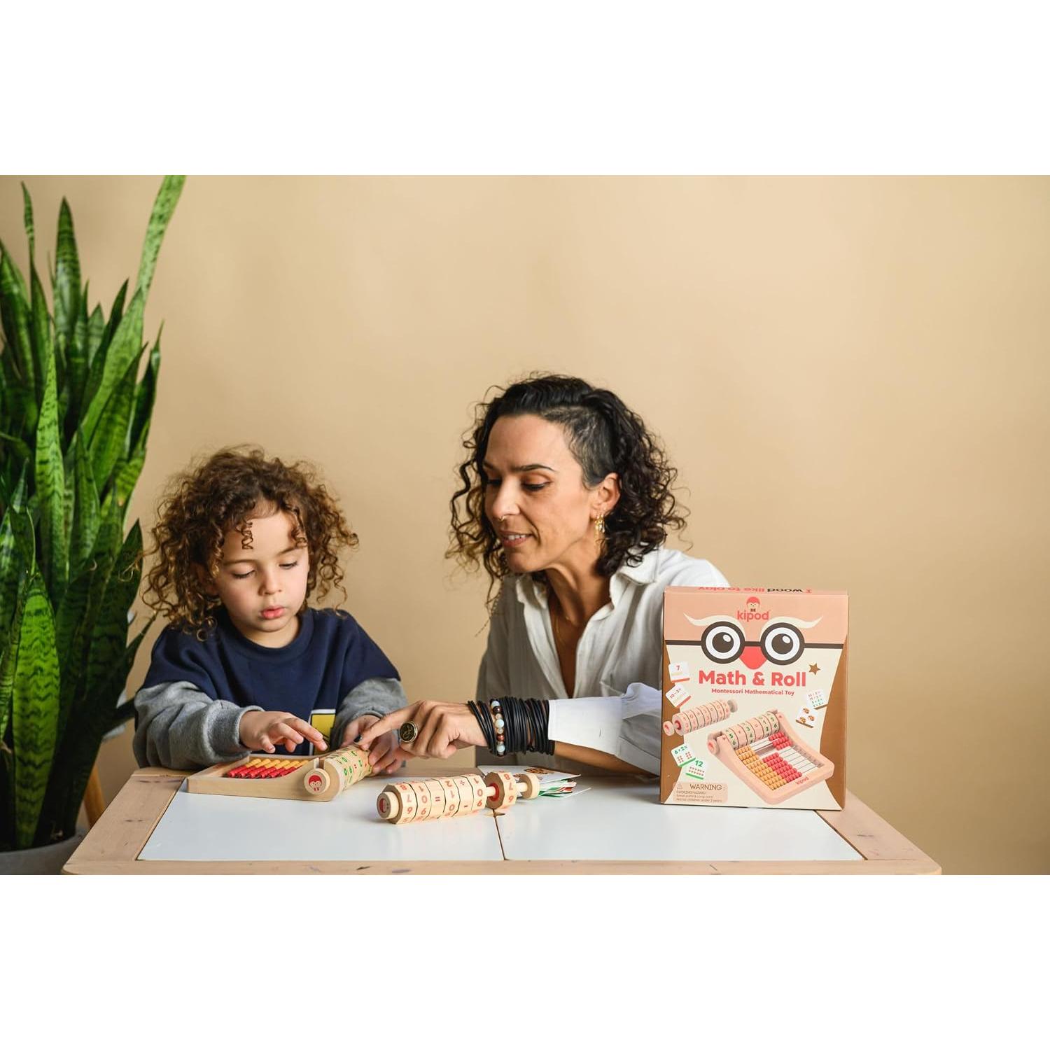 Juego de Matemáticas Kipod con Ábaco y Rueda de Números