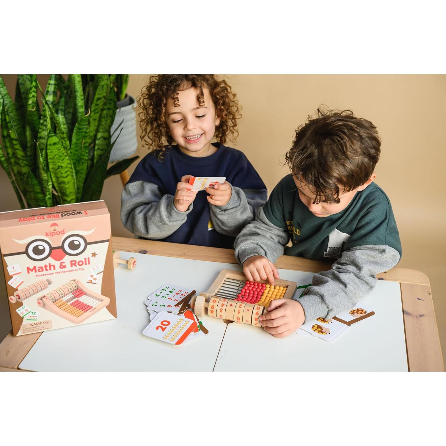 Juego de Matemáticas Kipod con Ábaco y Rueda de Números