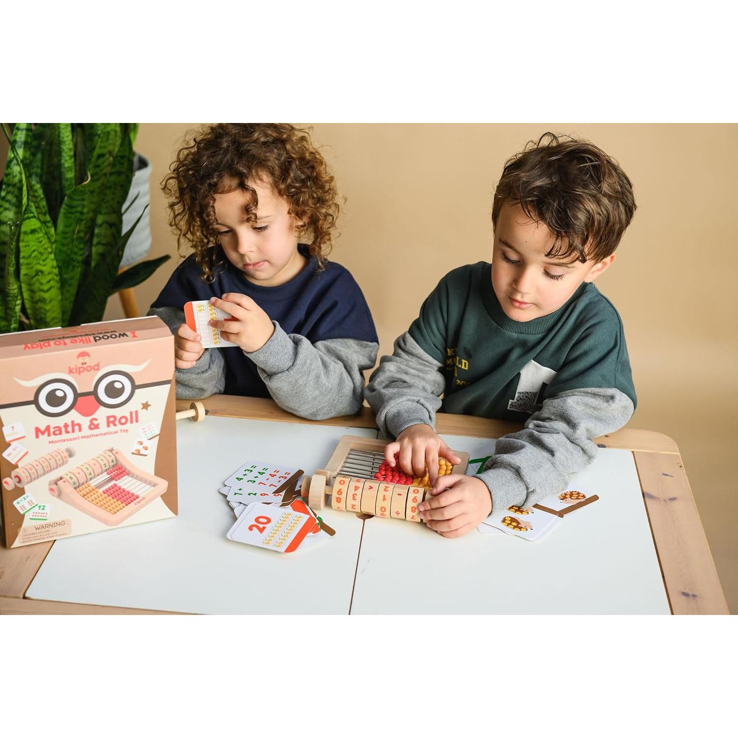 Juego de Matemáticas Kipod con Ábaco y Rueda de Números