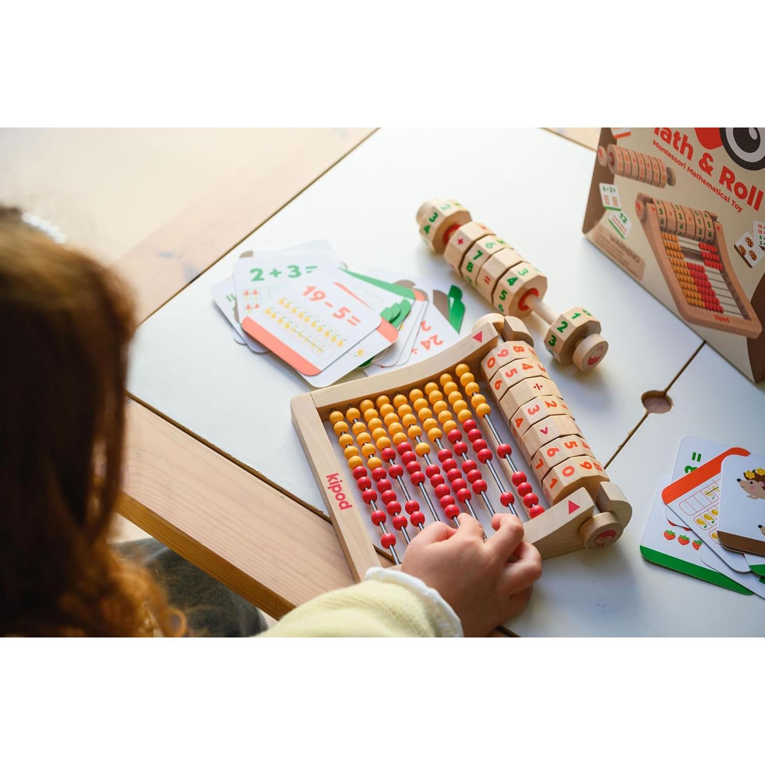 Juego de Matemáticas Kipod con Ábaco y Rueda de Números