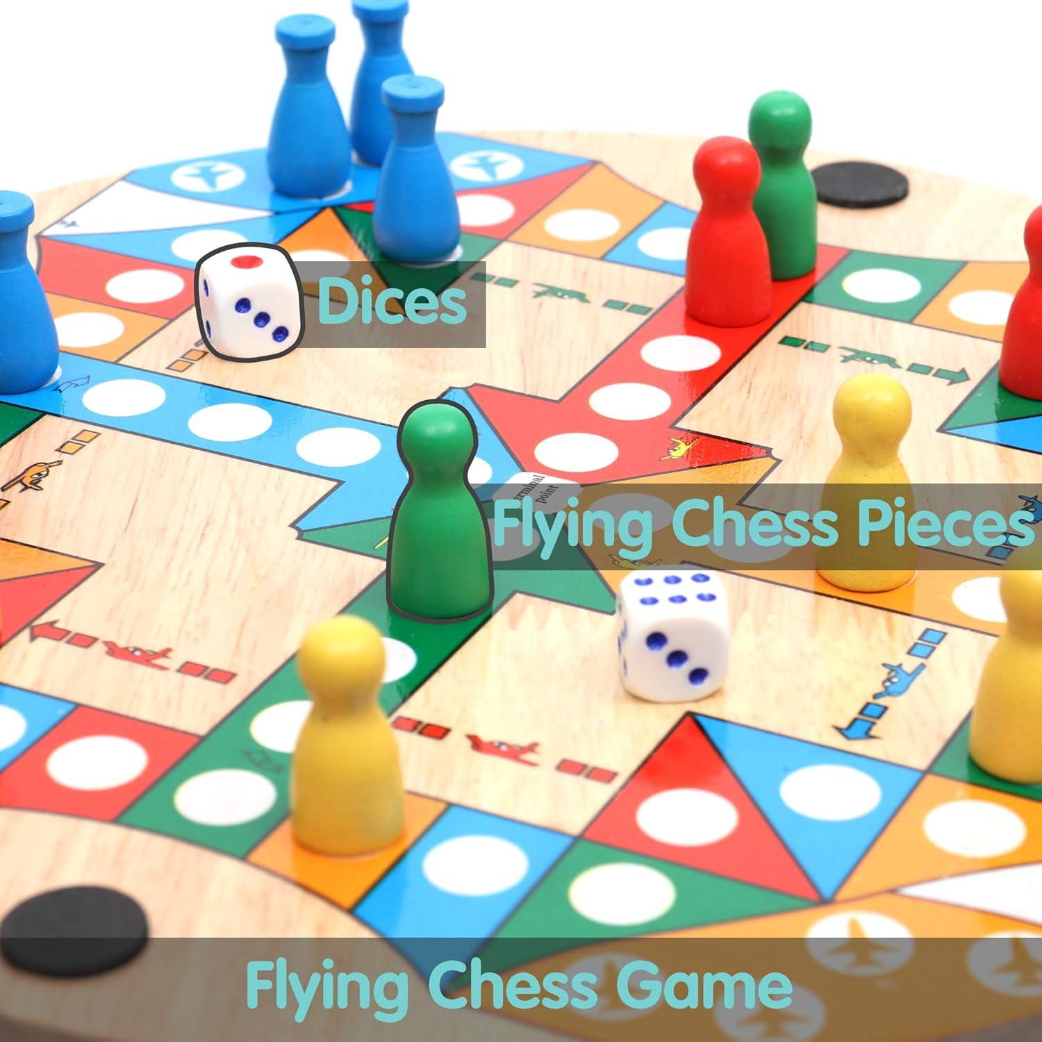 LAVIEVERT Juguete Educativo 10-en-1 de Madera para Niños