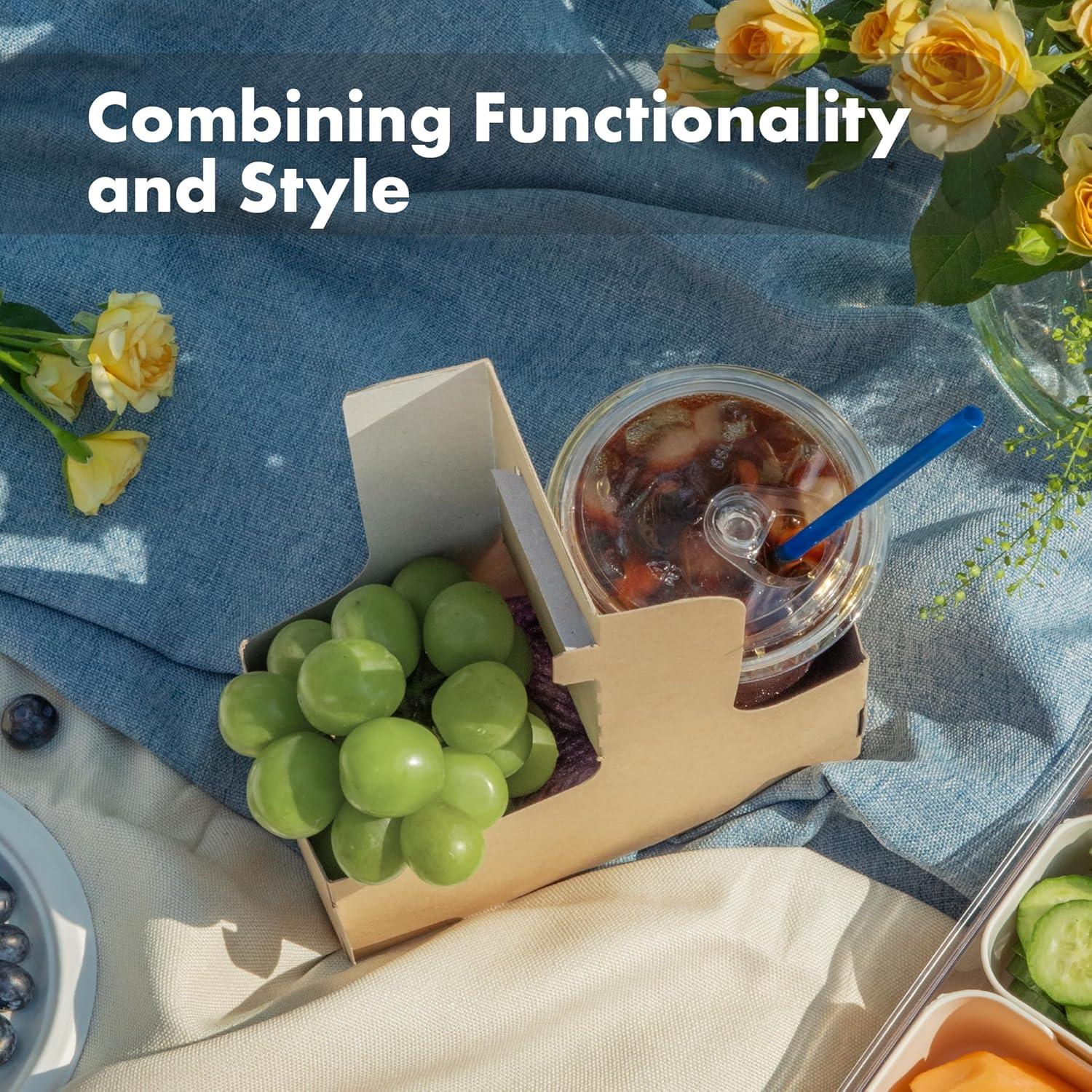 Soporte de Bebidas Desechable FMP Brands para 2 Tazas - 15 Unidades