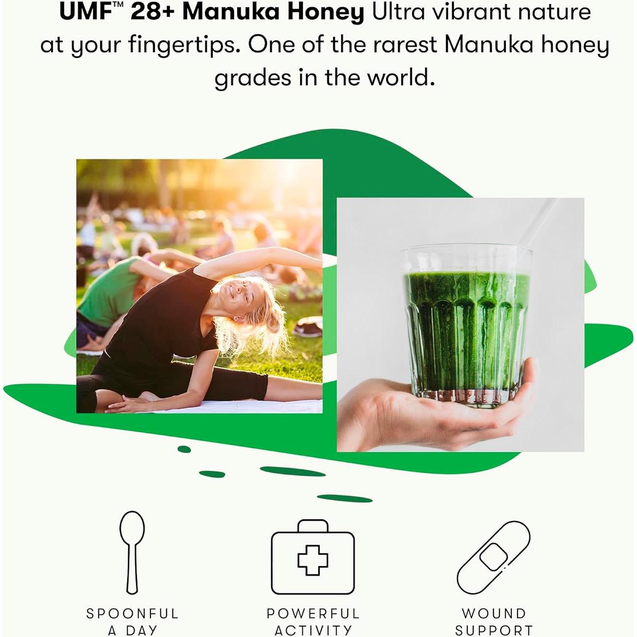 Miel Cruda de Manuka UMF 28+ New Zealand Honey Co. 125g