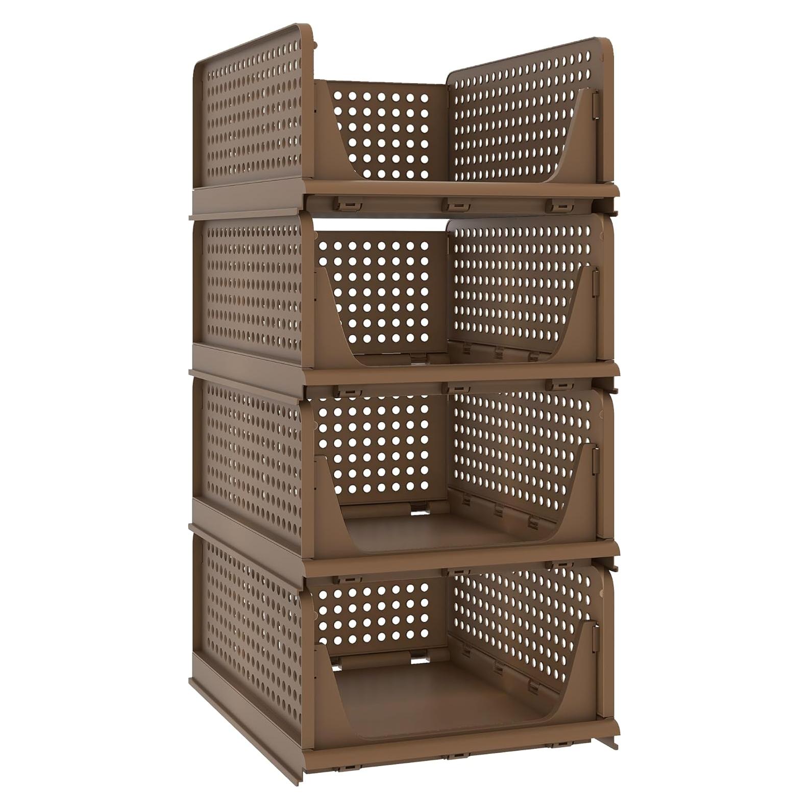 Organizadores de Closet Plegables Pinkpum 4 Piezas 42.2x33.4x18.6cm