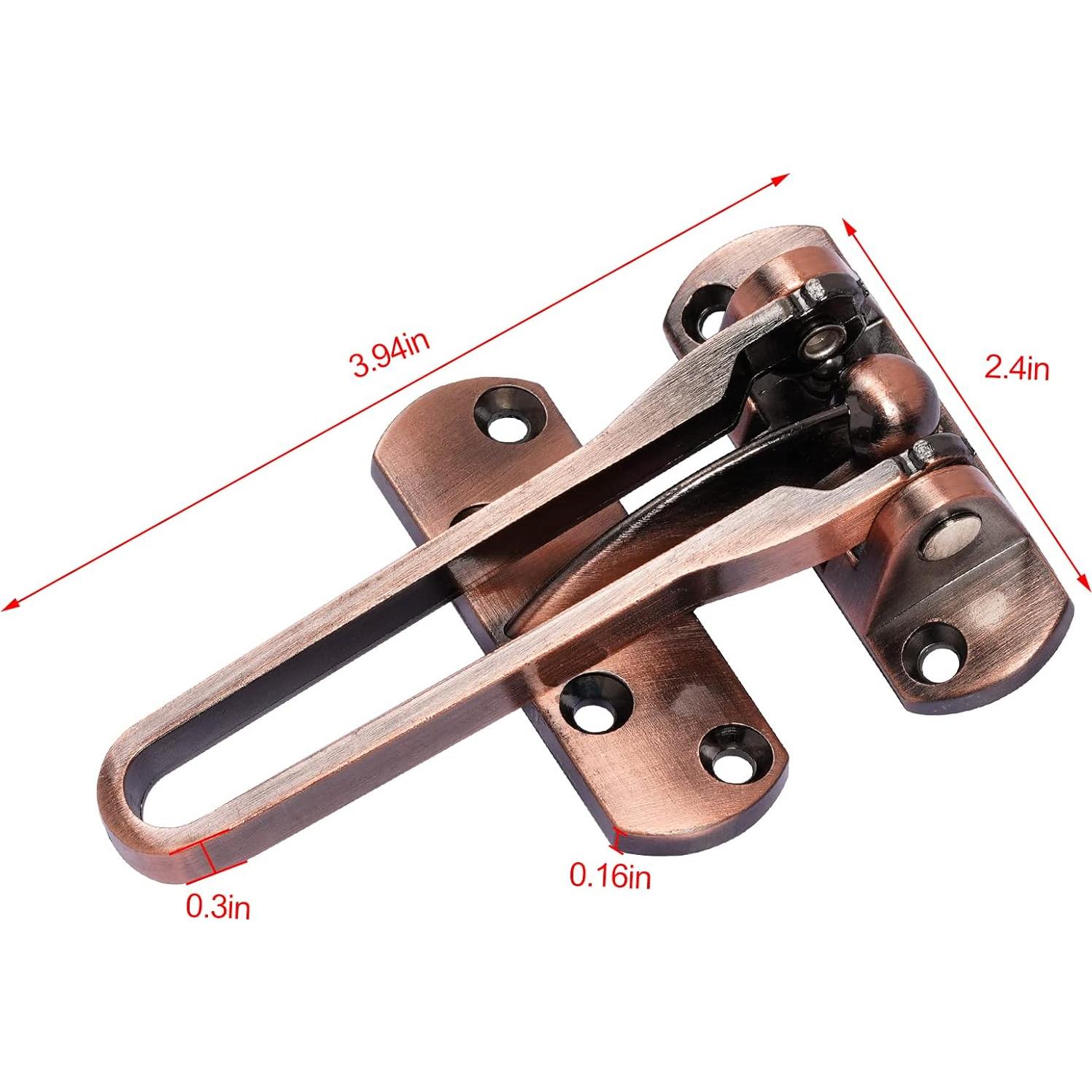 Cerradura de Seguridad para Puerta Topbuti DL-2 Bronce Clásico