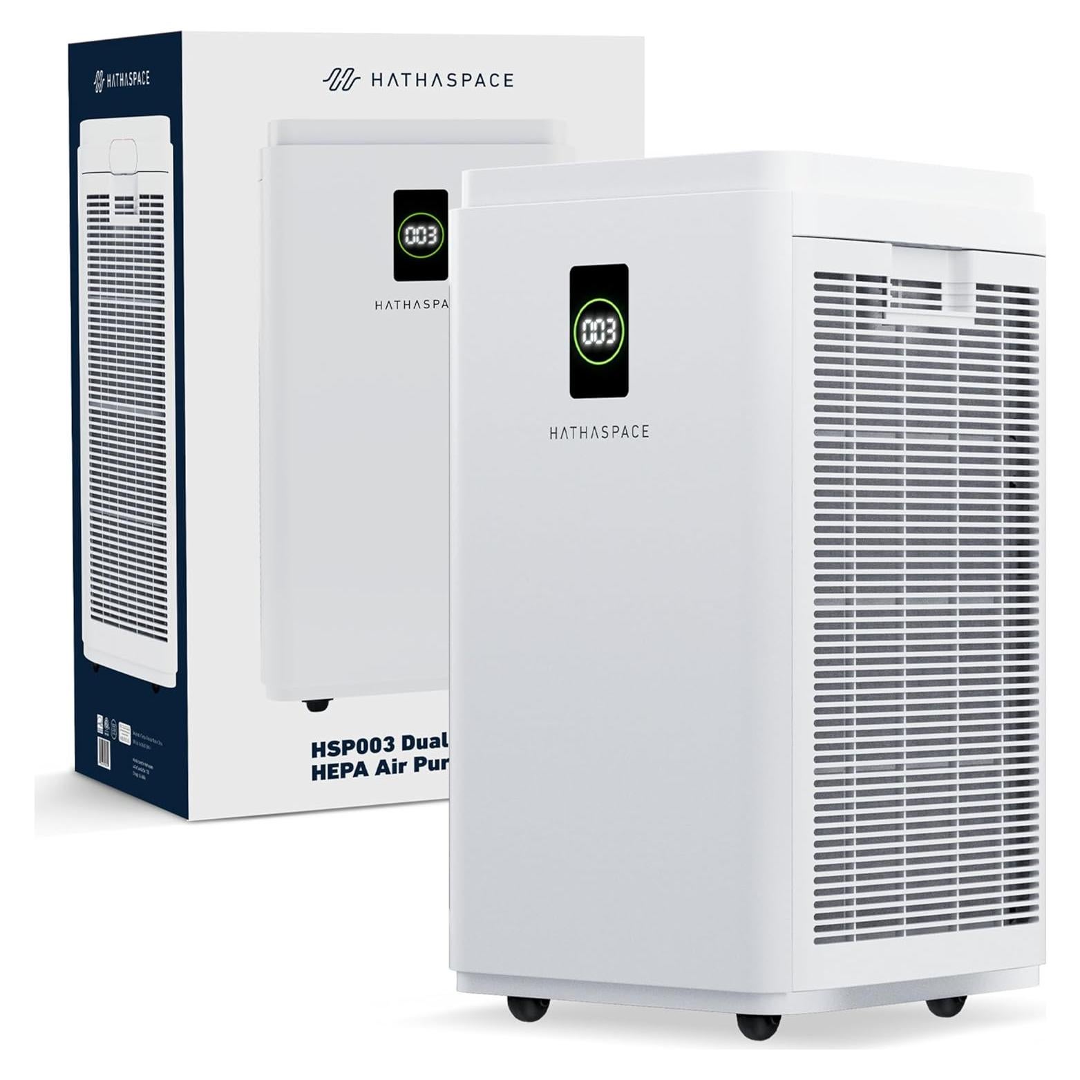 Purificador de Aire HATHASPACE HSP003 HEPA 260 m² Silencioso