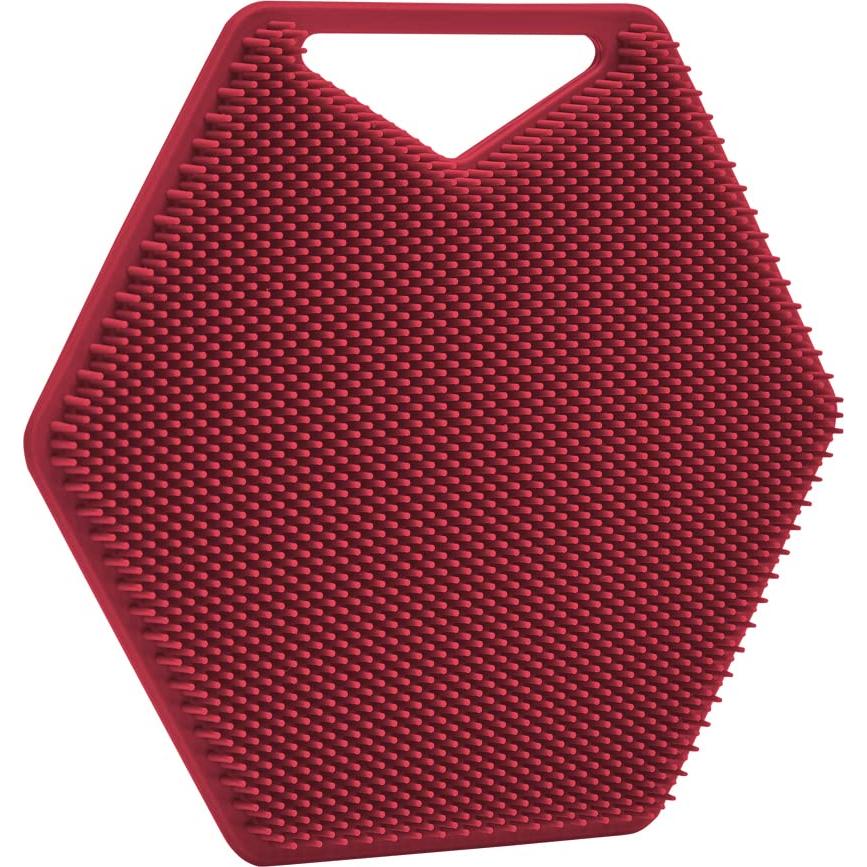 Exfoliante Corporal Tooletries de Silicona Burdeos 12.7x11.4cm