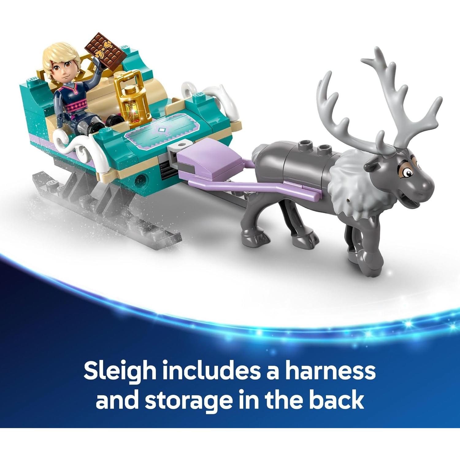 LEGO Disney Frozen Aventura en Trineo de Anna - 192 Piezas