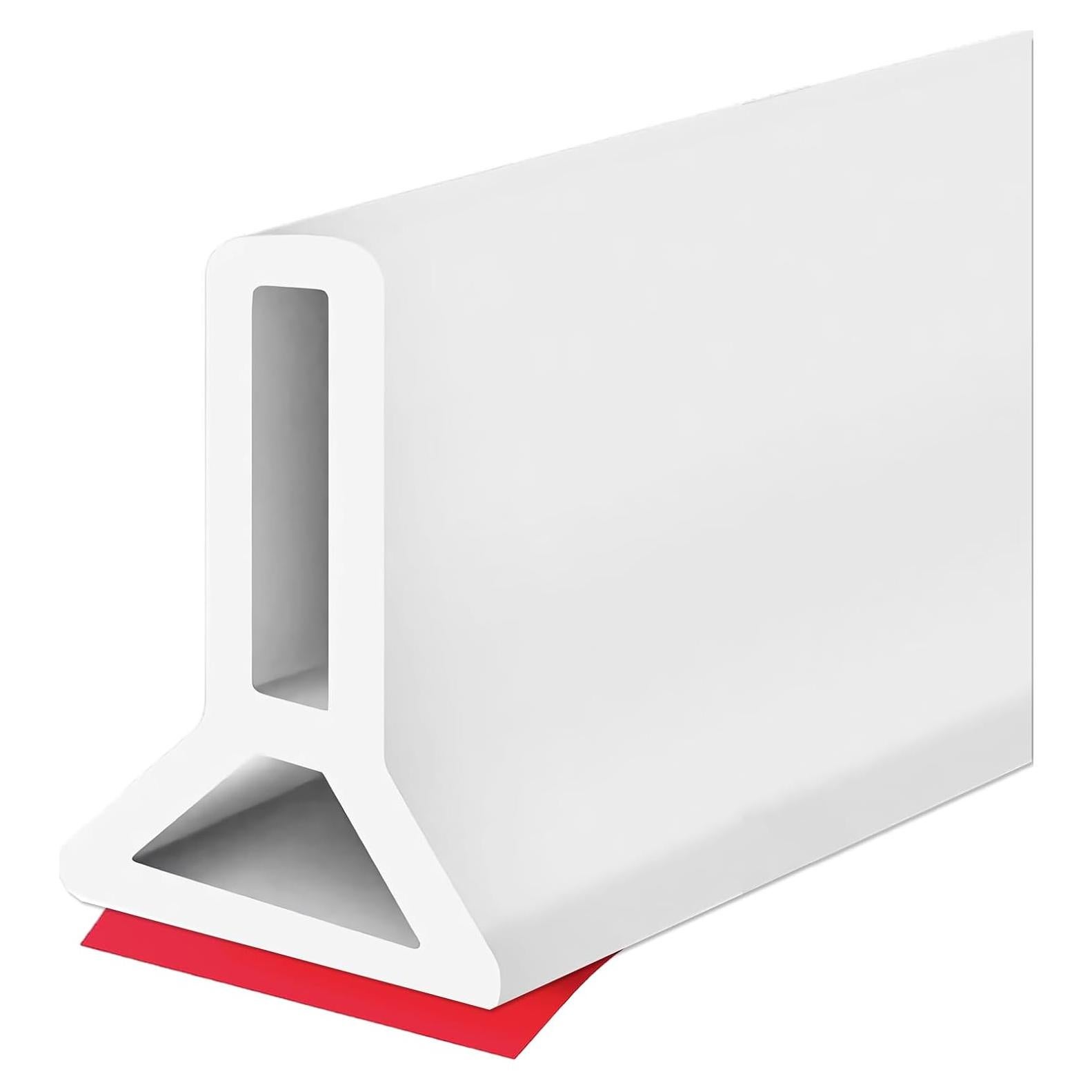 Dique de Agua de Ducha Plegable Ronsoile 99x2.5 cm Blanco