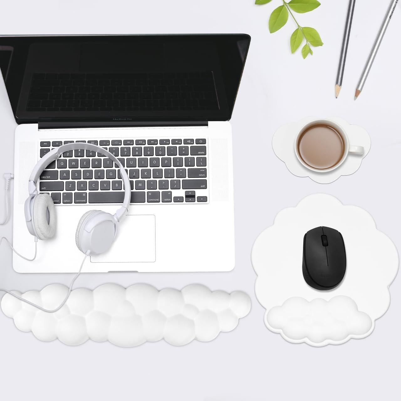 Almohadillas para Ratón JIKIOU Nube Ergonómica con Soporte