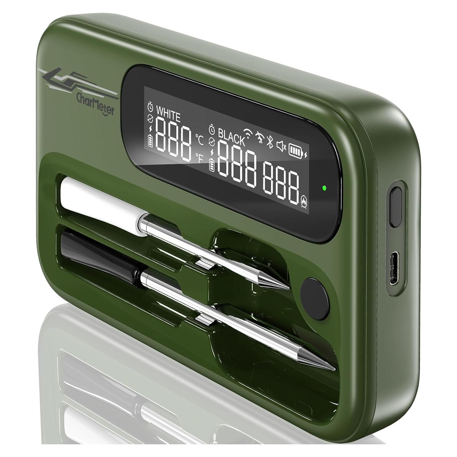 Termómetro de Carne Digital WiFi Bluetooth CharMeter 2 Sondas