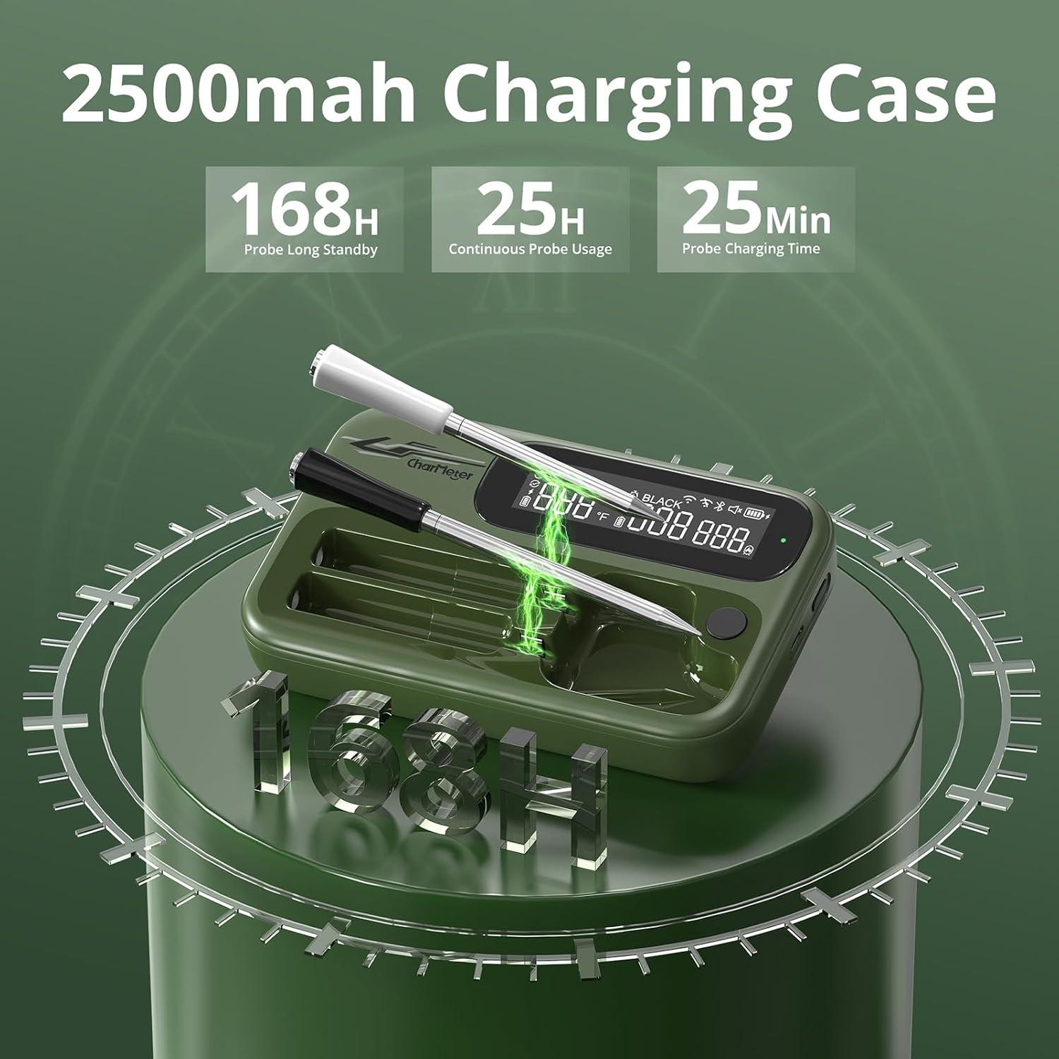 Termómetro de Carne Digital WiFi Bluetooth CharMeter 2 Sondas