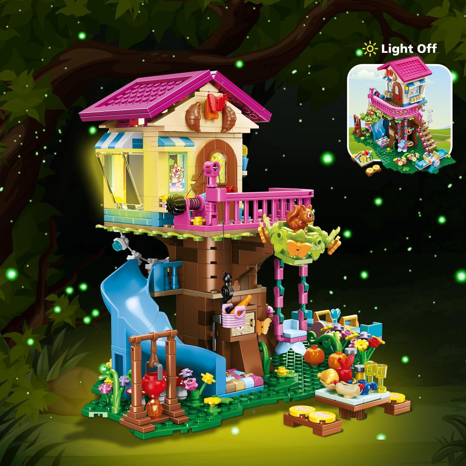HOGOKIDS Juego de Construcción Casa en el Árbol 622 Piezas