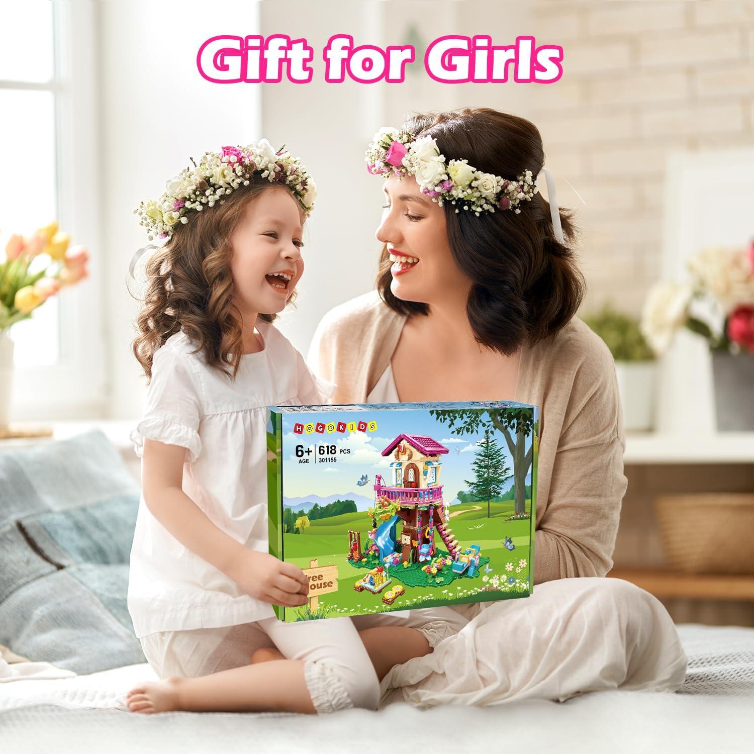 HOGOKIDS Juego de Construcción Casa en el Árbol 622 Piezas