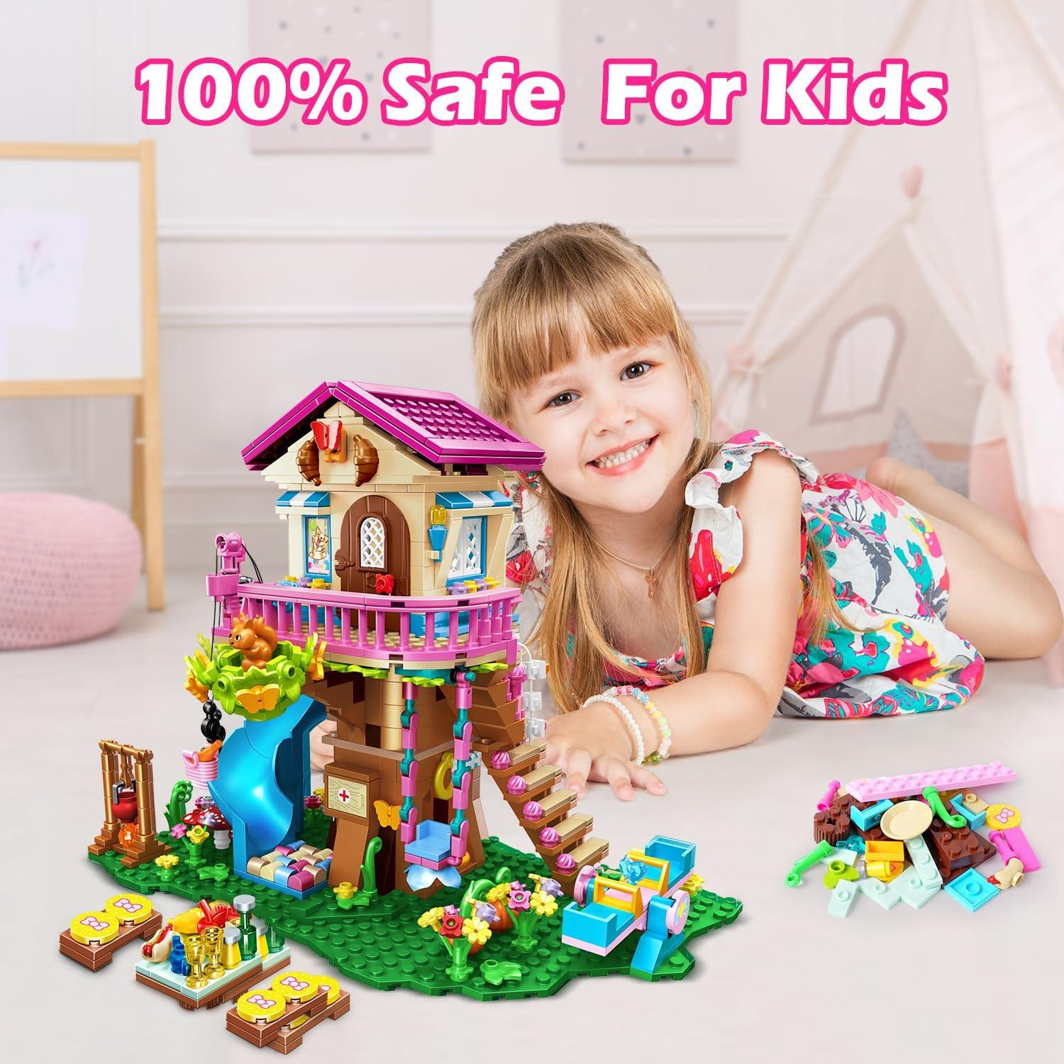 HOGOKIDS Juego de Construcción Casa en el Árbol 622 Piezas