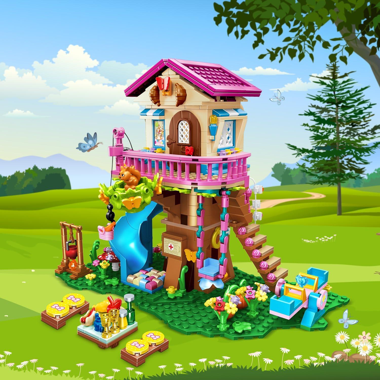 HOGOKIDS Juego de Construcción Casa en el Árbol 622 Piezas
