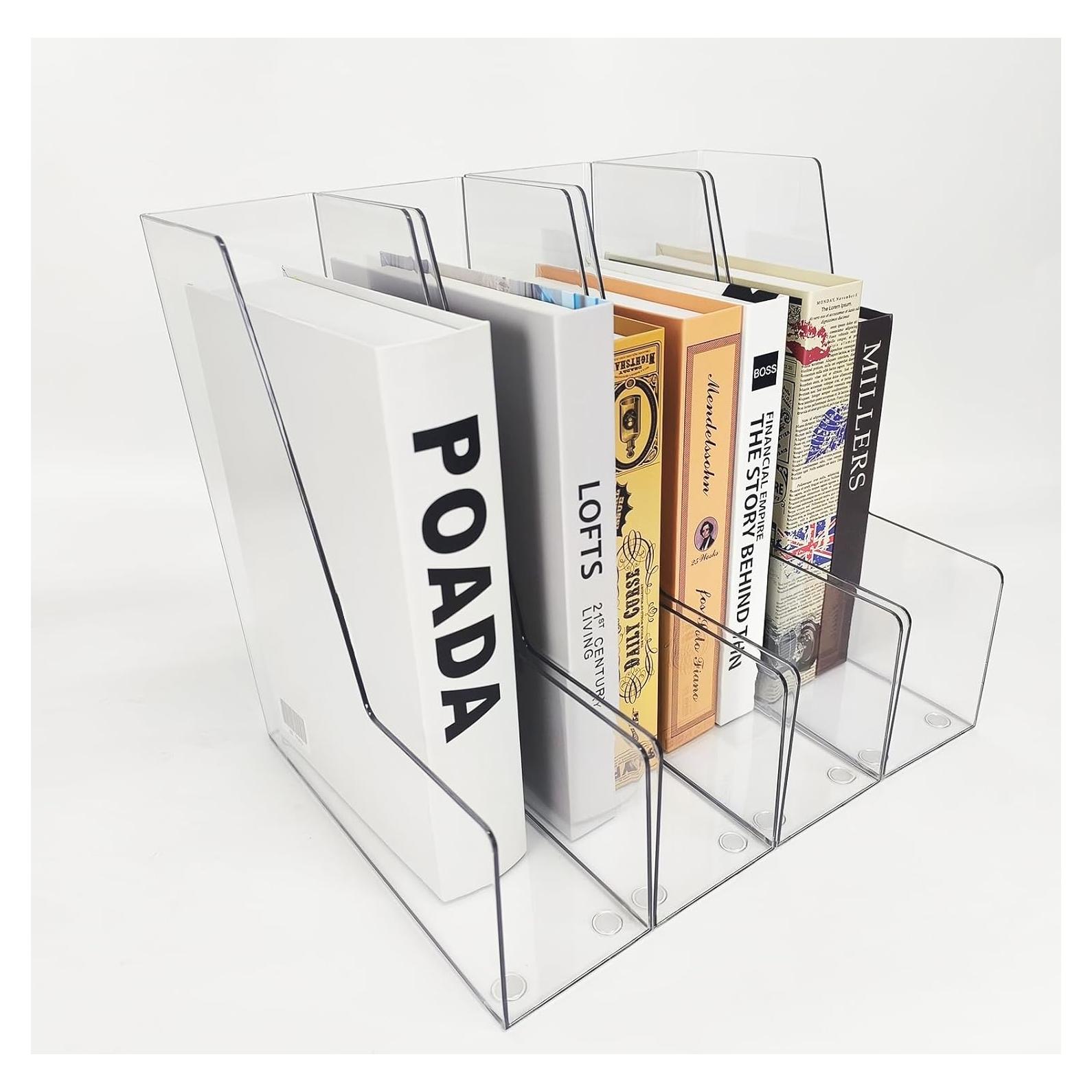 Soporte Vertical Organizador de Documentos RHONZHAO 4 Piezas