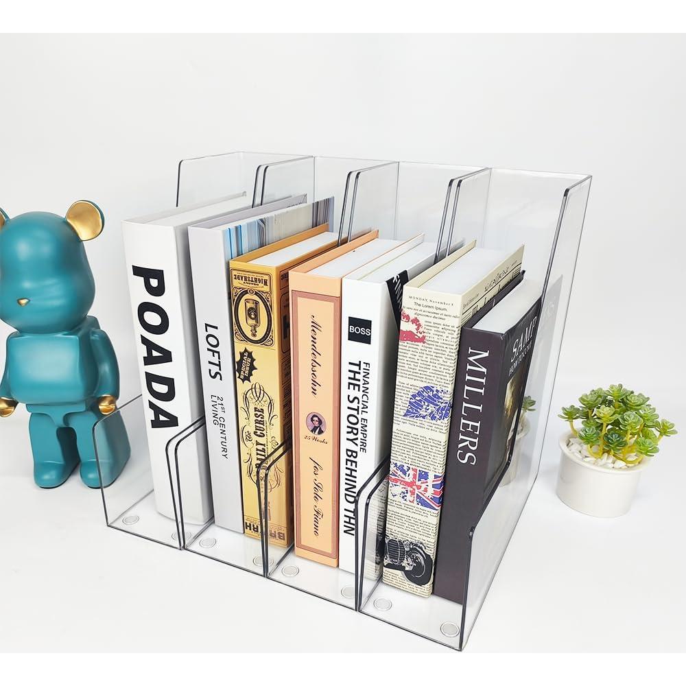 Soporte Vertical Organizador de Documentos RHONZHAO 4 Piezas