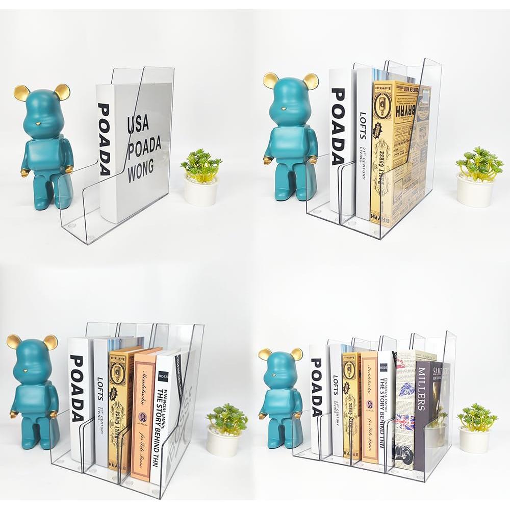 Soporte Vertical Organizador de Documentos RHONZHAO 4 Piezas