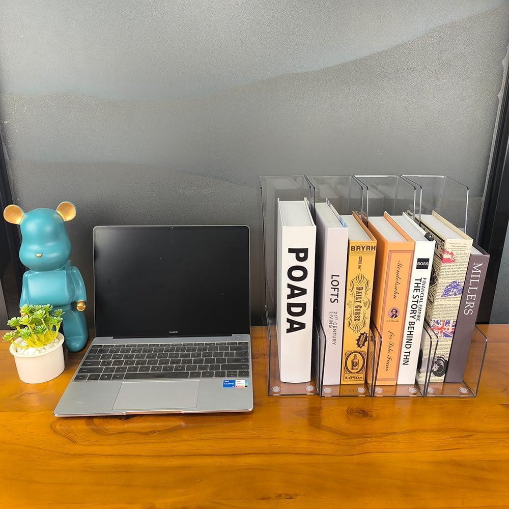 Soporte Vertical Organizador de Documentos RHONZHAO 4 Piezas