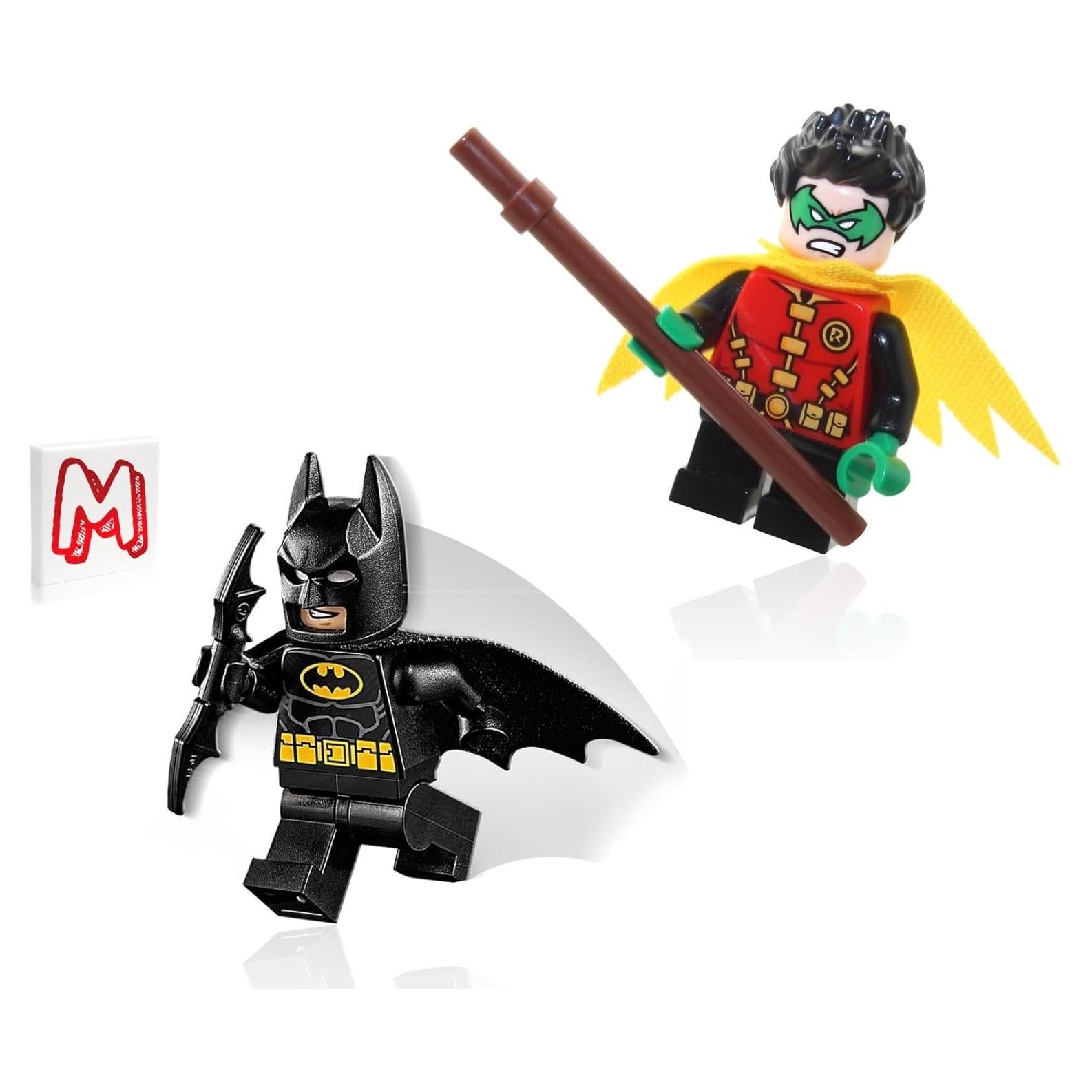 LEGO Minifiguras Super Héroes DC Batman y Robin - 4.45 cm