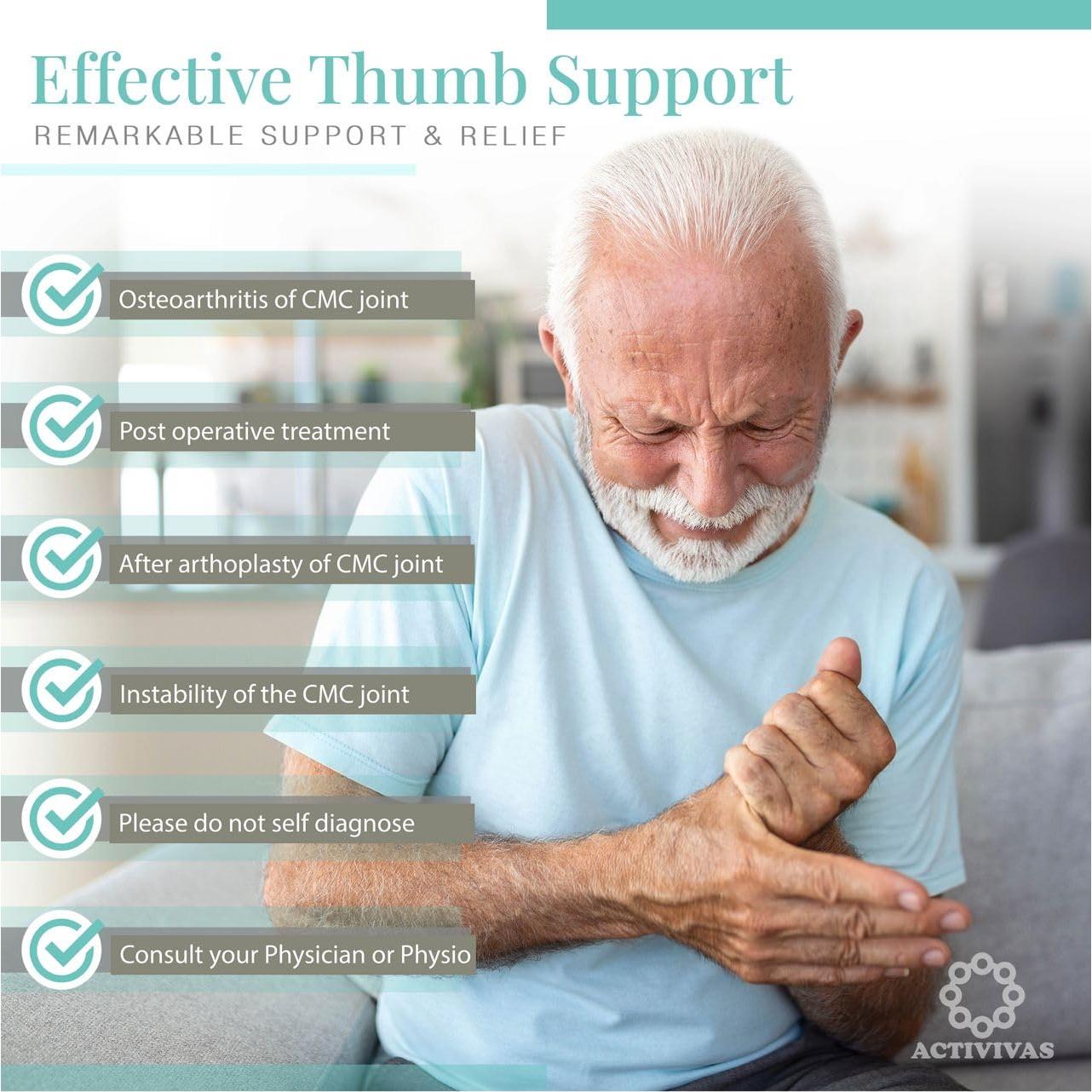 Soporte Ortopédico Activivas para Pulgar Derecho Grande