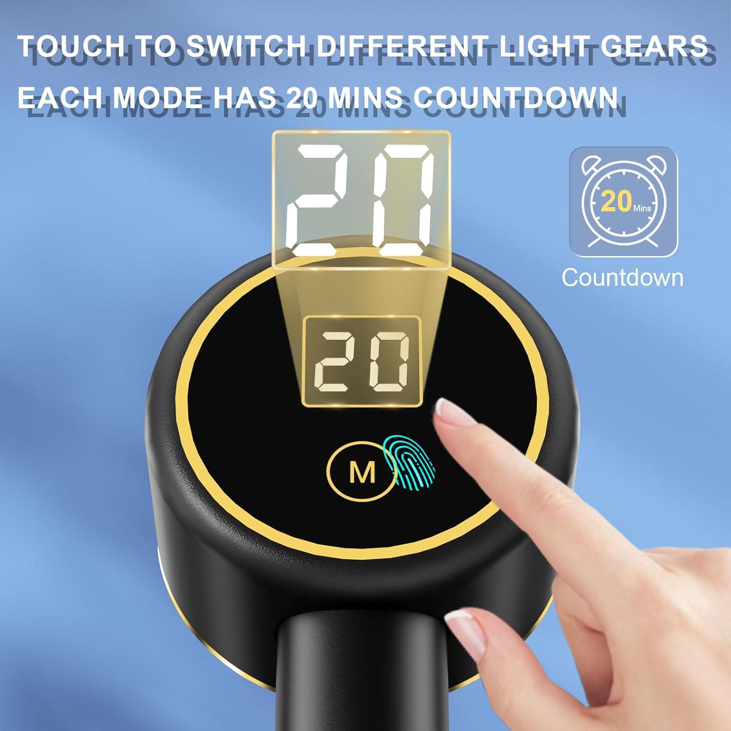 Terapia de Luz Roja UTK Infrarroja Portátil para Alivio del Dolor