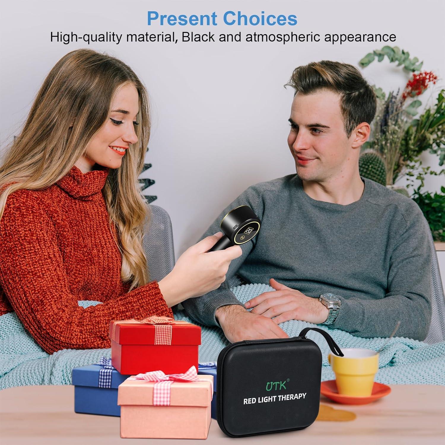 Terapia de Luz Roja UTK Infrarroja Portátil para Alivio del Dolor