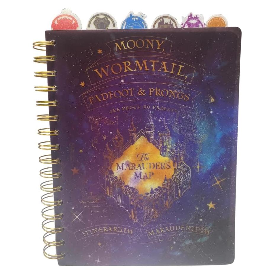 Diario Harry Potter Mapa del Merodeador 144 Páginas Rayadas