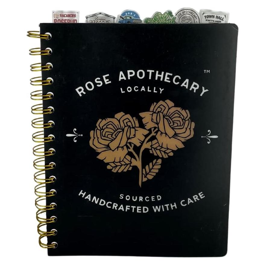Cuaderno Espiral Schitt's Creek Rose Apothecary 144 Páginas