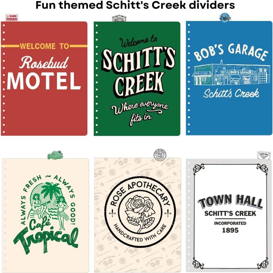 Cuaderno Espiral Schitt's Creek Rose Apothecary 144 Páginas