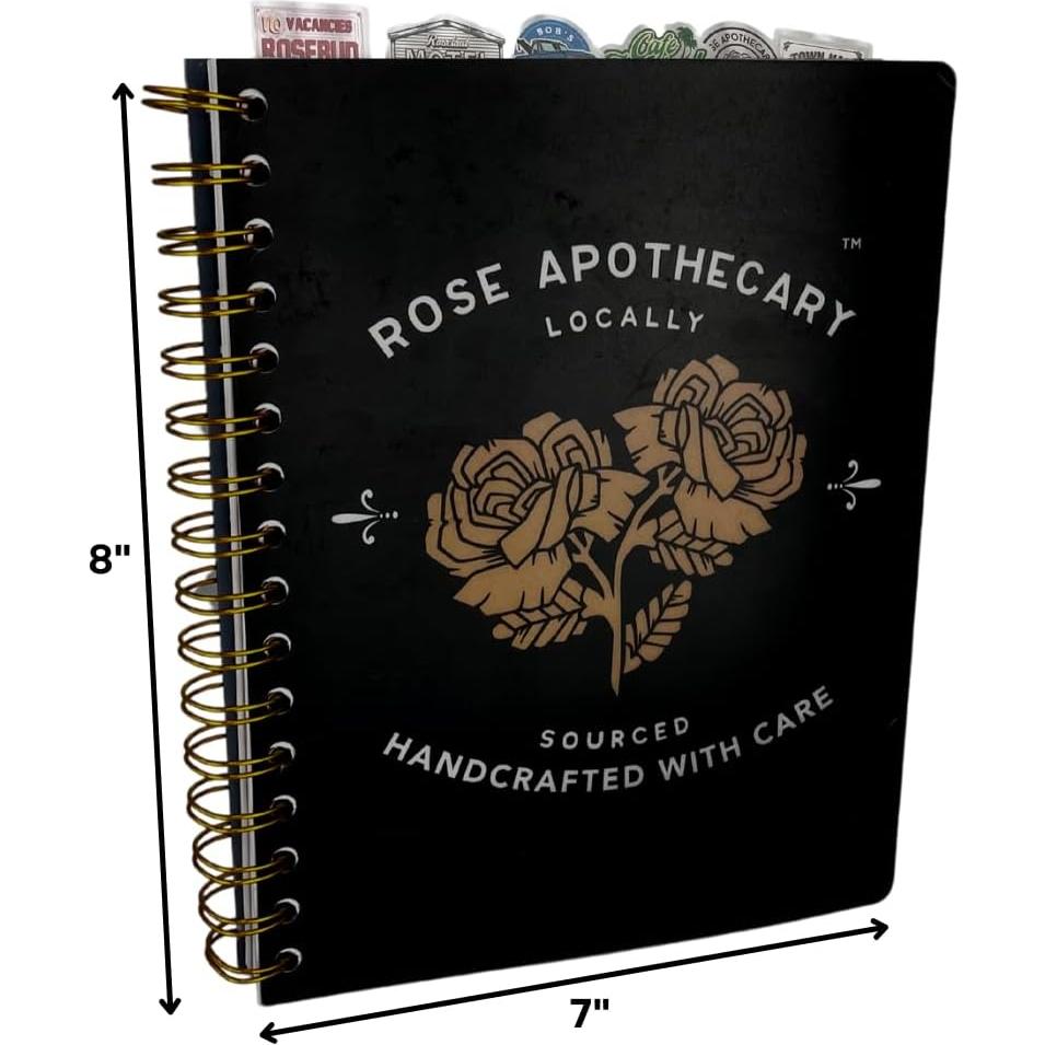 Cuaderno Espiral Schitt's Creek Rose Apothecary 144 Páginas