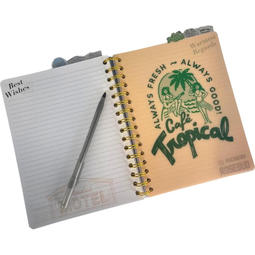 Cuaderno Espiral Schitt's Creek Rose Apothecary 144 Páginas