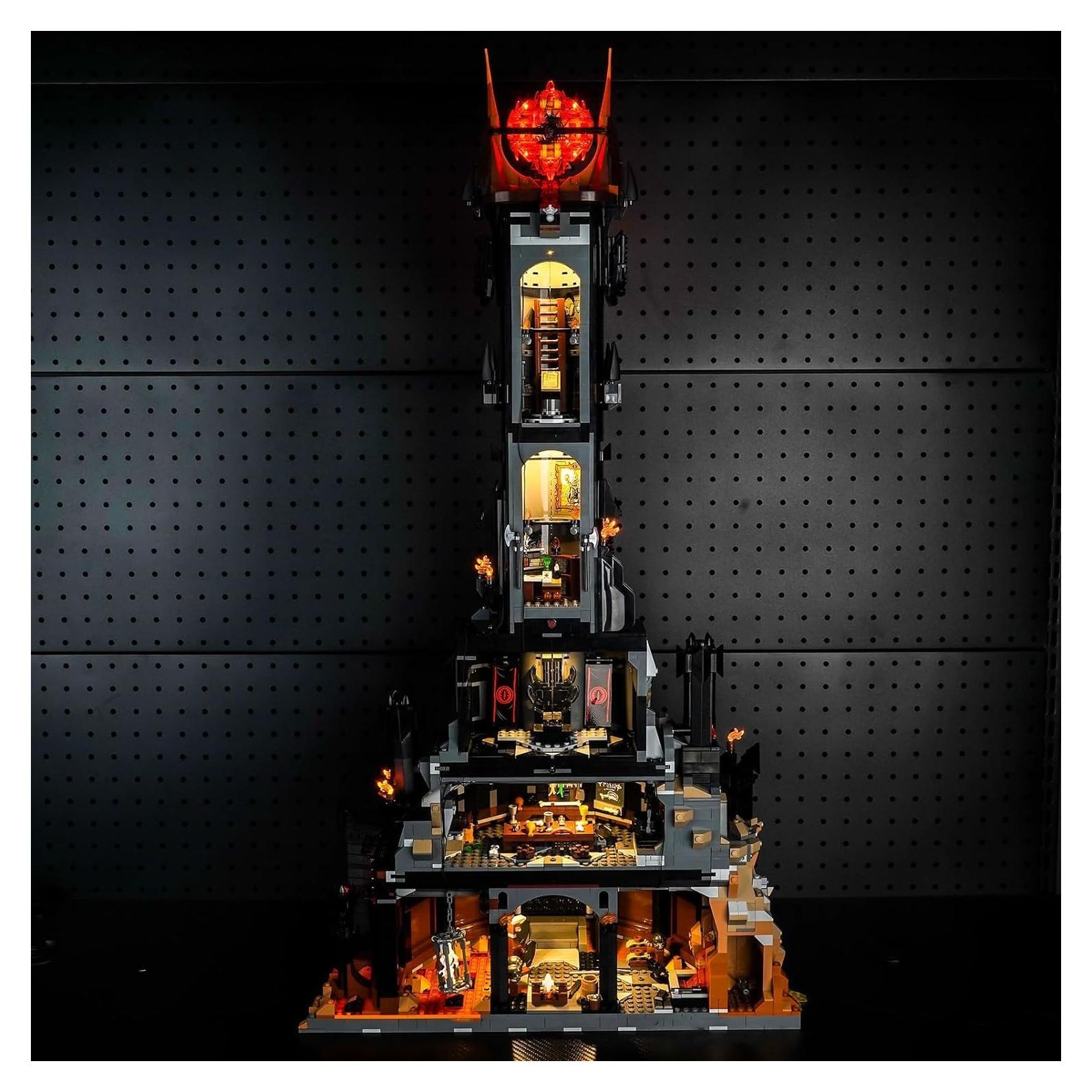 Luz LED BrickBling para Lego 10333 Barad-dur - Versión Mejorada
