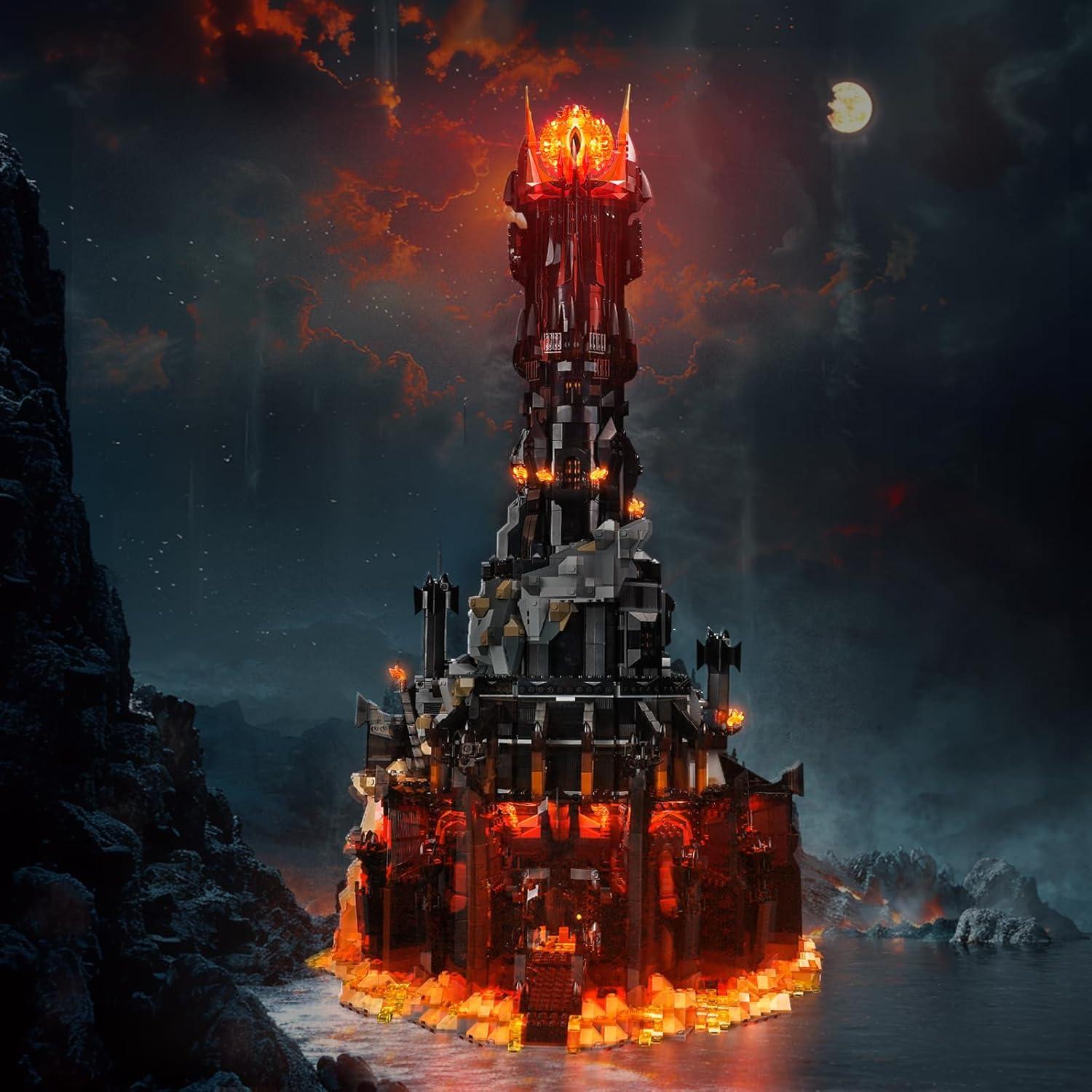 Luz LED BrickBling para Lego 10333 Barad-dur - Versión Mejorada