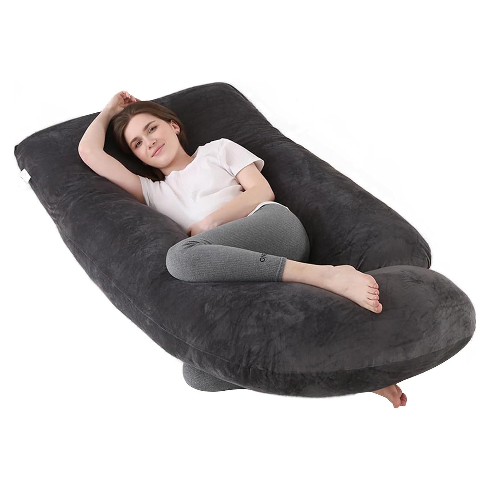 Almohada de Embarazo HychYAYA Forma de U+C 152.4x71.1cm