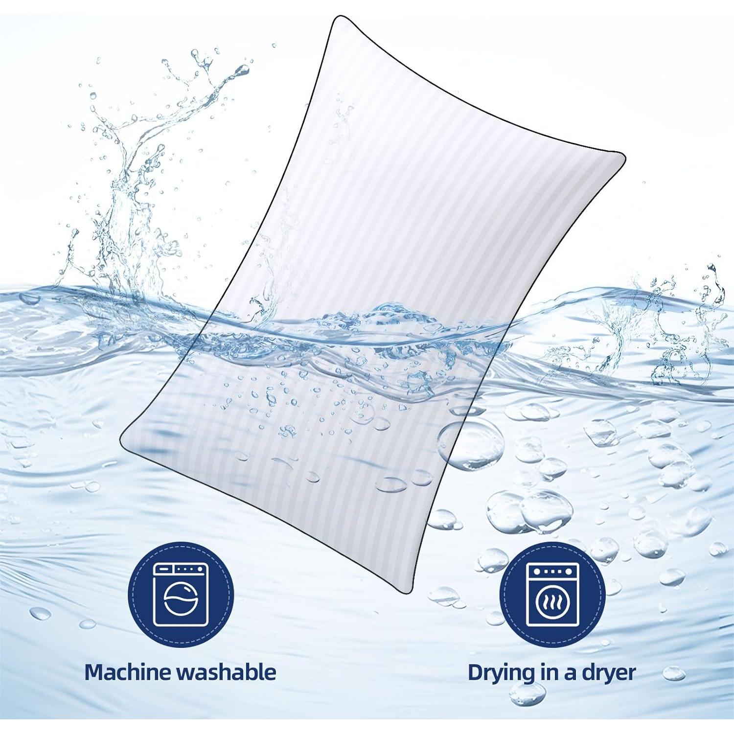 Juego de Almohadas Estándar HYLEORY - 2 Unidades Suaves y Transpirables