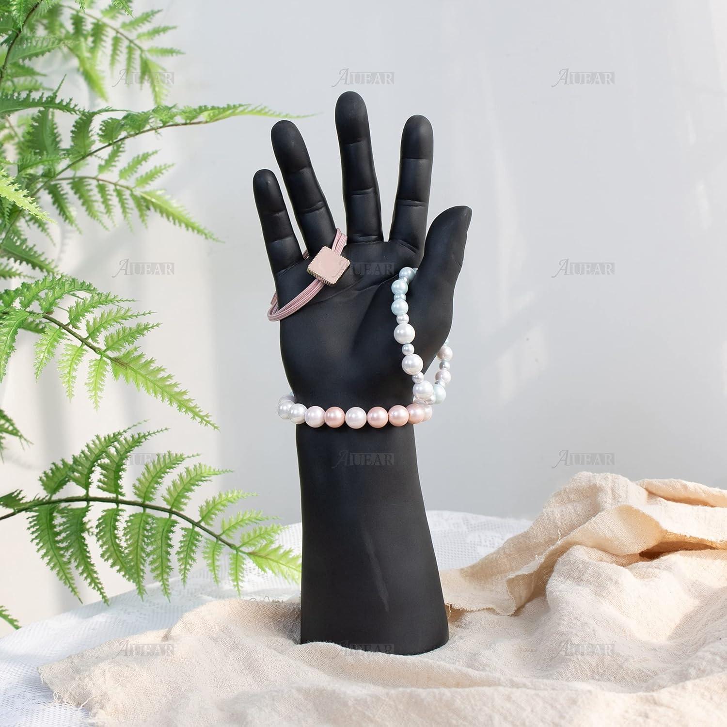 Soporte Organizador de Anillos AUEAR Maniquí Masculino Negro