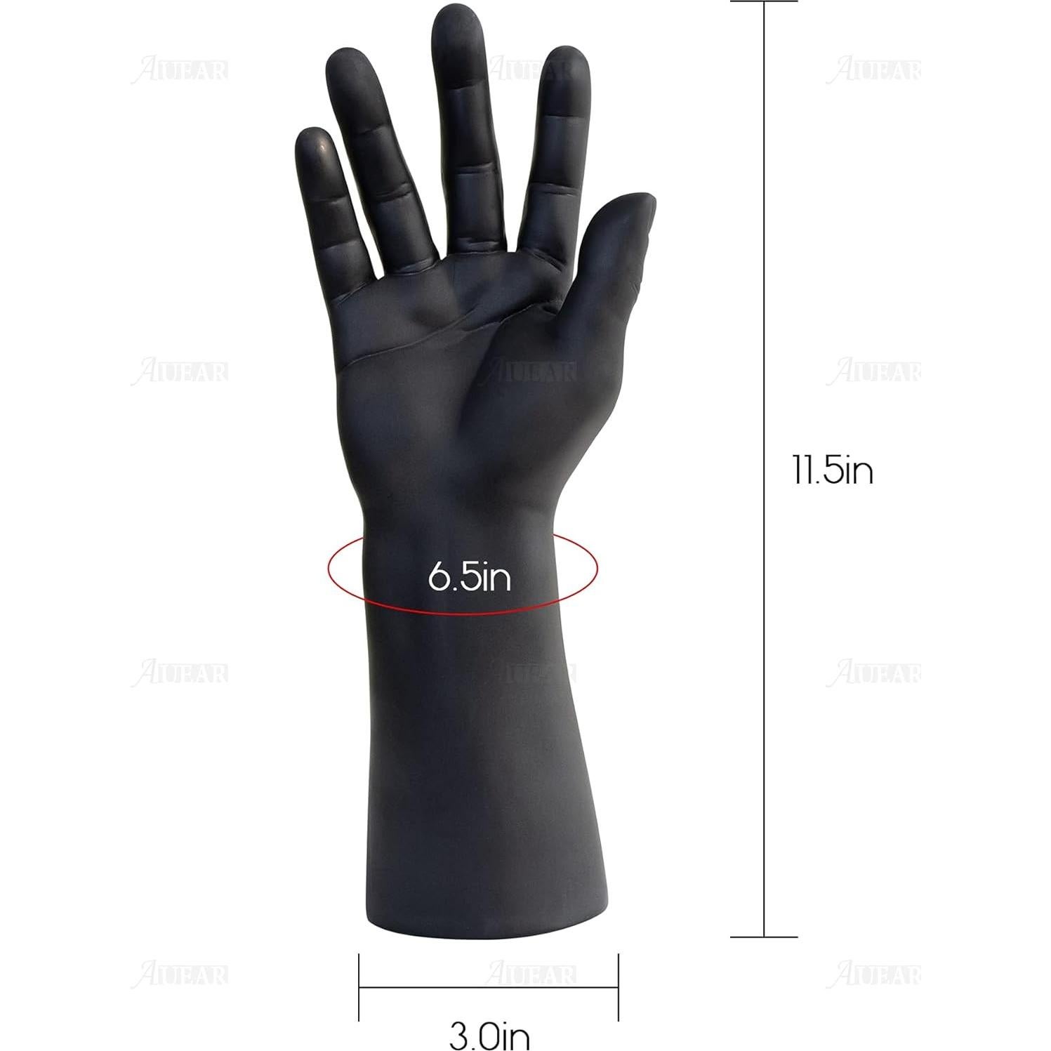 Soporte Organizador de Anillos AUEAR Maniquí Masculino Negro