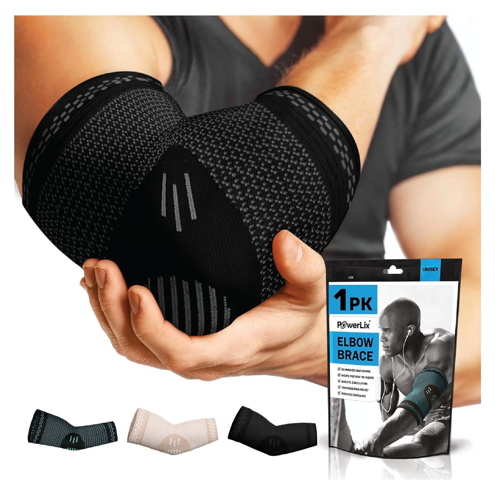 Soporte de Compresión para Codo Powerlix - Manga Tendinitis S