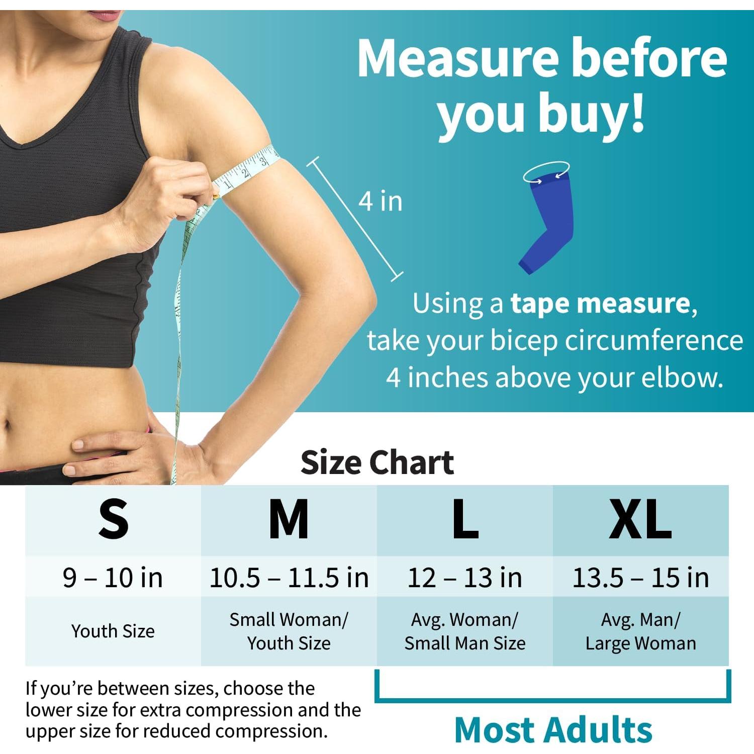 Soporte de Compresión para Codo Powerlix - Manga Tendinitis S