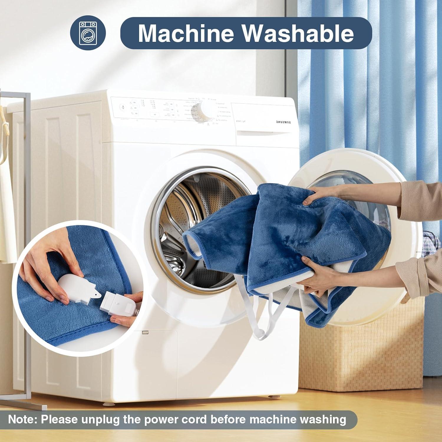 Almohadilla Térmica Eléctrica Giantex 180x76 cm 5 Niveles