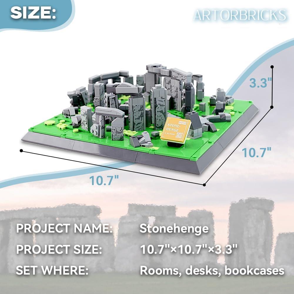 Set de Modelo Stonehenge Artorbricks 753 Piezas