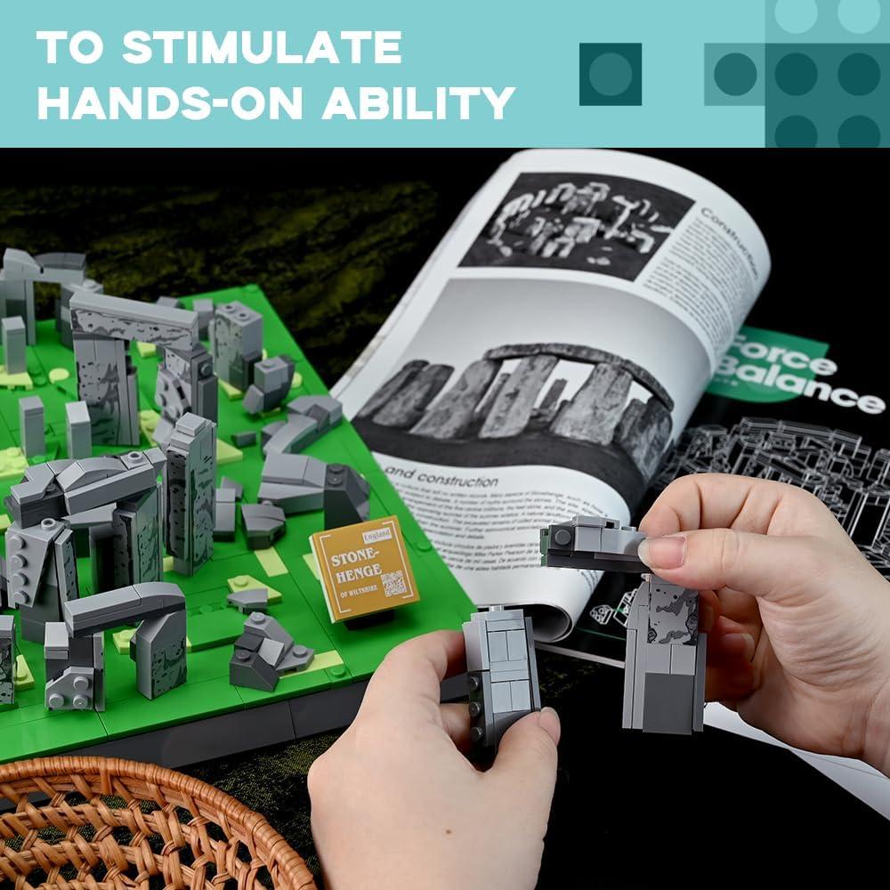 Set de Modelo Stonehenge Artorbricks 753 Piezas
