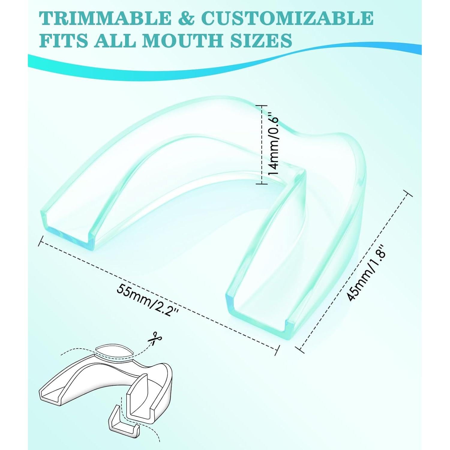 Protector Bucal Nocturno Litlcutie Pequeño Verde Menta 4 Pzs